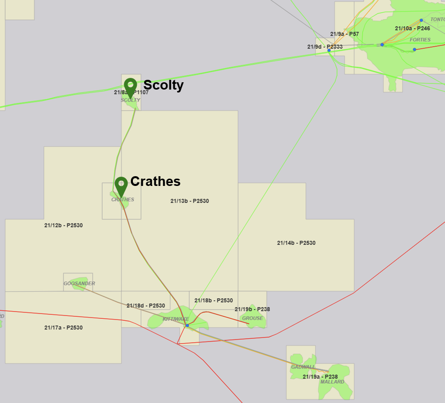 Scolty & Crathes Field Map